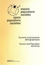 Espace Populations Sociétés Espace Populations Sociétés
