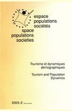 Espace Populations Sociétés Espace Populations Sociétés