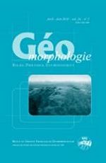 Géomorphologie Géomorphologie