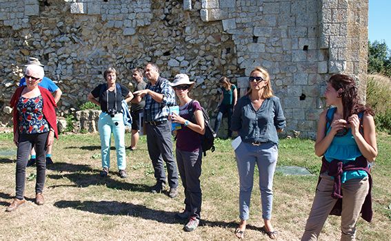 Visite de la tour de Broue, avec Caroline Rufin-Soler