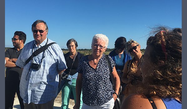 Frédéric Alexandre et Claire Liénart, marais du Douhet, île d'Oléron