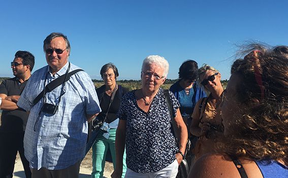 Frédéric Alexandre et Claire Liénart, marais du Douhet, île d'Oléron